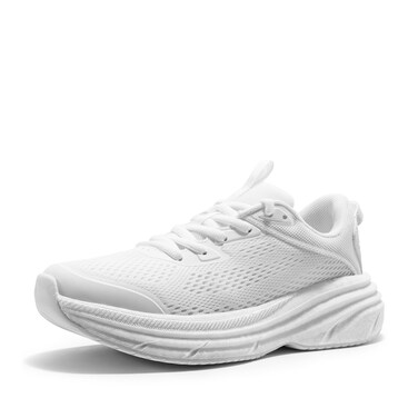 NORTIV 8 Women's Road Running Tennis Shoes FlexLife Comfortable Walking Shoes Athletic Workout Gym Cross Trainer Sneakers,Size 8,White,SNRR241W