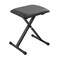 VEVOR Piano Bench, Adjustable Portable Upholstered Piano Bench, X Style Foldable , 20.1 Inch, Black