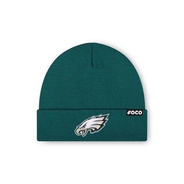 FOCO Men's Philadelphia Eagles NFL Logo Basic Beanie Hat, Team Color