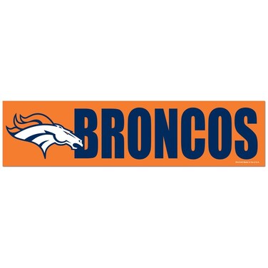 Denver Broncos Official NFL 12"x3" Bumper Sticker