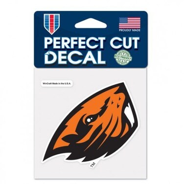 WinCraft Oregon State Beavers Perfect Cut Decal 4 x 4 Inches (Colored)