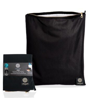 Wet Gym Clothes Bag Waterproof Antimicrobial Sack Inhibits Bacteria &amp; Odor from Dirty Laundry, Swimsuits, Sweaty Shoes for Smell Proof Travel 14 X 17.5" Made in USA by Ornadi