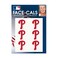 Wincraft MLB Philadelphia Phillies Face Tattoos, Team Colors, One Size