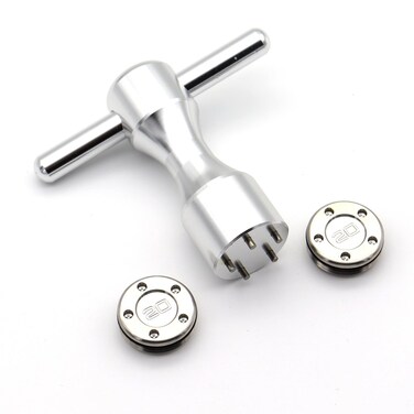 MOTONG 2 x 20g Custom Weights + Wrench for Titleist Scotty Cameron Newport, Button Back, My Girl, Select GoLo, Select Mid &amp; Long, California, Kombi &amp; Futura X (Silver)