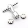 MOTONG 2 x 20g Custom Weights + Wrench for Titleist Scotty Cameron Newport, Button Back, My Girl, Select GoLo, Select Mid &amp; Long, California, Kombi &amp; Futura X (Silver)