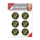 WinCraft MLS Columbus Crew Face Tattoos, Team Colors, One Size