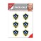 Wincraft MLS Los Angeles Galaxy Face Tattoos, Team Colors, One Size