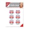 Wincraft MLS New York Red Bulls Face Tattoos, Team Colors, One Size