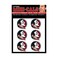 Wincraft NCAA Florida State Seminoles Face Tattoos, Team Colors, One Size