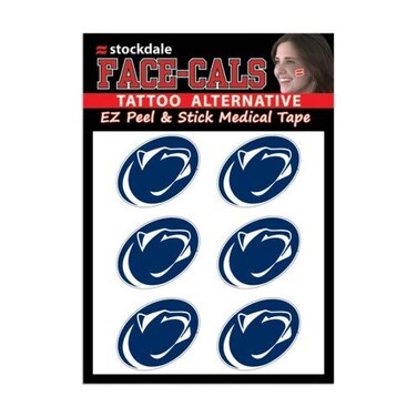 Wincraft NCAA Penn State Nittany Lions Face Tattoos, Team Colors, One Size