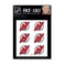 Wincraft NHL New Jersey Devils Face Tattoos, Team Colors, One Size