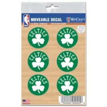 Wincraft NBA Boston Celtics Face Tattoos, Team Colors, One Size