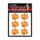 Wincraft NCAA Clemson Tigers Face Tattoos, Team Colors, One Size
