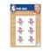 NBA Houston Rockets Face Tattoos, Team Colors, One Size