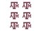 WinCraft NCAA Texas A&amp;M Aggies Face Tattoos, Team Colors, One Size