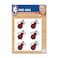 Wincraft NBA Miami Heat Face Tattoos, Team Colors, One Size