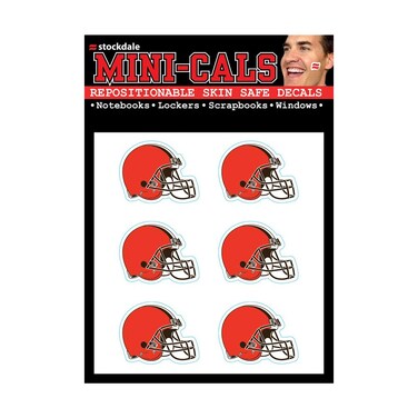 NFL Cleveland Browns Face Tattoos, Team Colors, One Size
