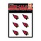 Wincraft NFL Arizona Cardinals Face Tattoos, Team Colors, One Size