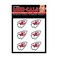 WinCraft NFL Kansas City Chiefs Face Tattoos, Team Colors, One Size