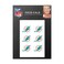 WinCraft NFL Miami Dolphins Face Tattoos, Team Colors, One Size