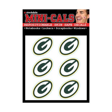 WinCraft NFL Green Bay Packers Face Tattoos, Team Colors, One Size