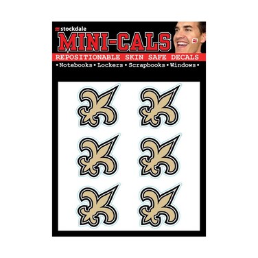 NFL New Orleans Saints Face Tattoos, Team Colors, One Size