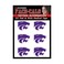 WinCraft NCAA Kansas State Wildcats Face Tattoos, Team Colors, One Size