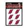 Wincraft NCAA Arkansas Razorbacks Face Tattoos, Team Colors, One Size