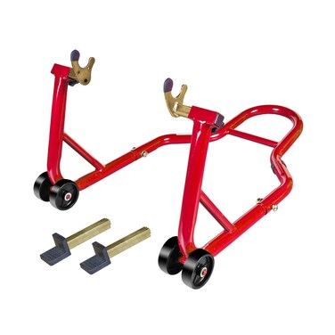 Jack Boss Motorcycle Stand Front and Rear Combo Wheel Lift Stands, 500Lbs Capacity,Swingarm Spool Paddock Stands for Sport Bike,Fit for Yamaha Honda Kawasaki