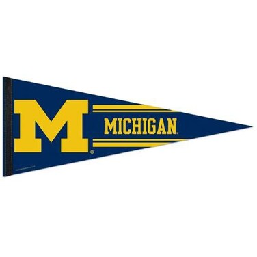 WinCraft Michigan Wolverines Premium Pennant - 12" X 30
