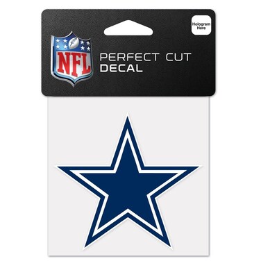 Dallas Cowboys Perfect Cut Decal - 4"x4
