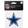 Dallas Cowboys Perfect Cut Decal - 4"x4