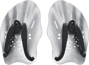 Contour Swim Paddles Hand, Swim Training Hand Paddles with Adjustable Straps, Swimming Hand Paddles for Women and Men