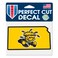 Wichita State Shockers NCAA 4"x5" Perfect Cut State Decal