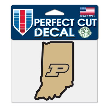 WinCraft Purdue Boilermakers NCAA 4"x5" Perfect Cut State Decal