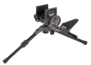 Caldwell Precision Turret Rest with Adjustable Ambidextrous Swivel Design and Detachable Magazine Rest with Pistol Grip Attachment for Rifles, Shot Stabilization, and Target Shooting