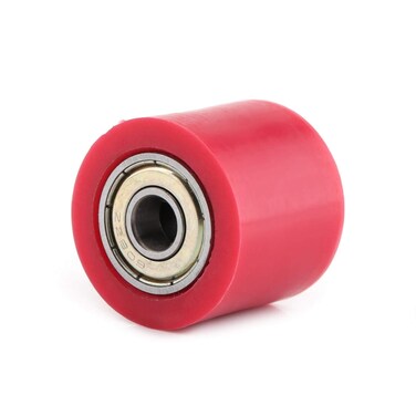 10mm Drive Chain Pulley Roller Slider Tensioner Wheel For Street Bike Motorcycle ATV(10MM-Red)