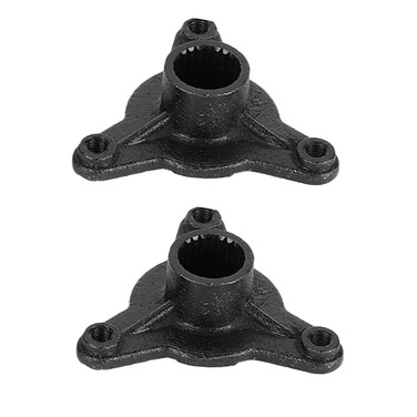 Duokon Pair of Rear Wheel Axle Hub, 78mm 23T Spline 3 Stud Rear Wheel Axle Hub Fit for 110cc ATV507 ATV516F ATV517F Kart