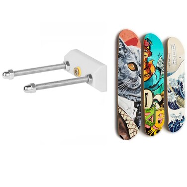 Alumy Skateboard Deck Display Wall Mount,Skate Deck Display Wall Mount for Skateboard Deck Display and Skateboard Deck Decoration,1PACK