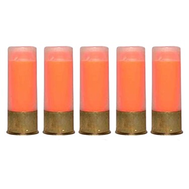 St Action Pro 12GA Gauge Shotgun Safety Trainer Cartridge Dummy Shell Rounds with Brass Case, Orange, 10 Pack