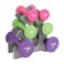Tone Fitness 20 - Pound Hourglass Dumbbell Weight Set