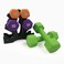 CAP Barbell 32 LB Set of Neoprene Dumbbells with Rack   3, 5, 8 LB pairs
