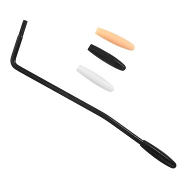 5mm Thread Guitar Tremolo Arm Trem Bar Whammy Bar for American Standard with Tip Cap (Black)