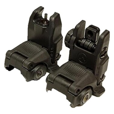 Magpul Industries MBUS Generation II Sight Set Front &amp; Rear Color Black