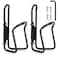UShake Water Bottle Cages, Basic MTB Bike Bicycle Alloy Aluminum Lightweight Water Bottle Holder Cages Brackets(2 Pack- Drilled Holes Required)