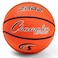 Champion Sports Rubber Junior Basketball, Heavy Duty - Pro-Style Basketballs, and Sizes - Premium Basketball Equipment, Indoor Outdoor - Physical Education Supplies (Size 5, Orange)
