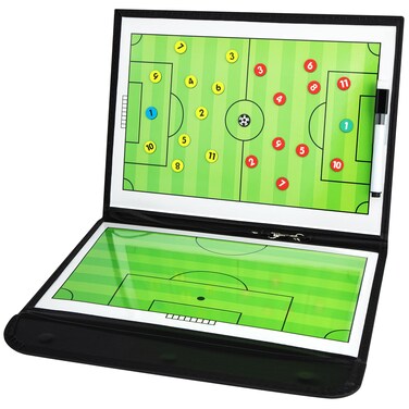 Soccer Coaching Board Soccer Coaches Clipboard Tactical Magnetic Board Kit with Dry Erase, Marker Pen and Zipper Bag (Football Board) (Soccer Coaching Board)
