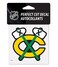NHL Chicago Blackhawks Official 4"x4" inch Perfect Cut Vinyl Decal