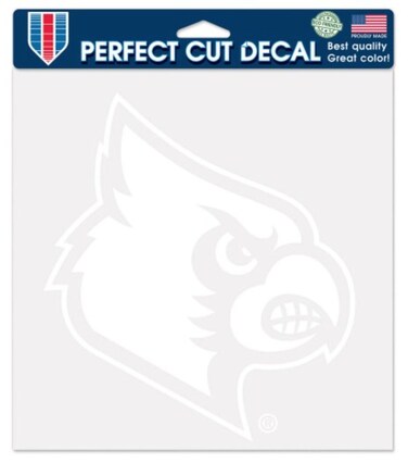 WinCraft NCAA University of Louisville Cardinals 8x8 Die-Cut Decal