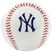 Rawlings MLB New York Yankees Team Logo Baseball, White, 1